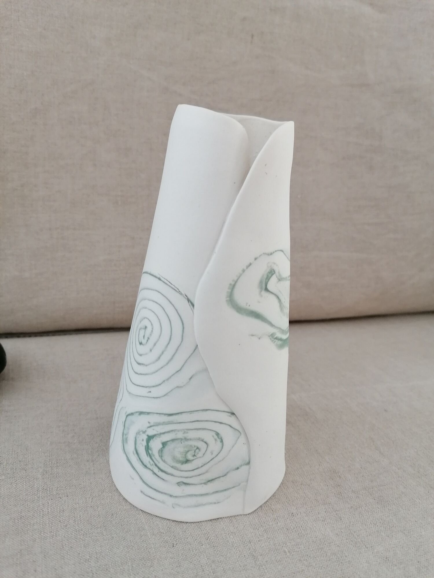 Laboratorio de porcelana — Masa plástica sobre escayola